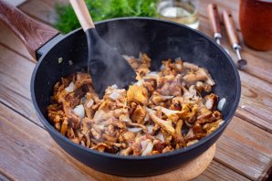 Лисички со сливками - фото шаг 8