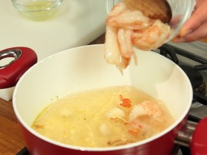 Тайский суп с креветками - фото шаг 2