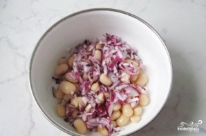 Салат из индейки с фасолью - фото шаг 2