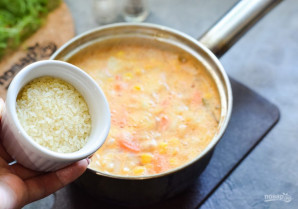 Суп с фасолью и кукурузой - фото шаг 8