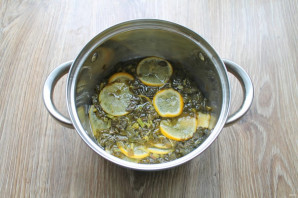 Варенье из мяты с лимоном - фото шаг 4