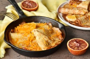 Апельсиновые крепы - фото шаг 12