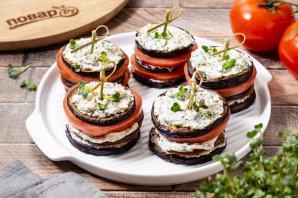 Слоеный баклажан - фото шаг 11