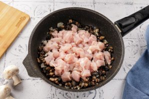 Жульен с грибами в аэрогриле - фото шаг 6