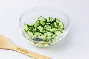 ПП салат с авокадо - фото шаг 3