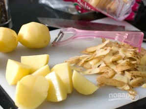 Бефстроганов с картофелем в духовке - фото шаг 4