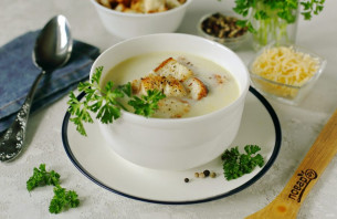Сырный суп как в ресторане - фото шаг 7