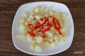 Баклажаны с красным перцем и чесноком на зиму - фото шаг 7