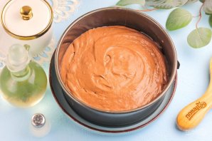 Шоколадный пирог с грушами - фото шаг 5