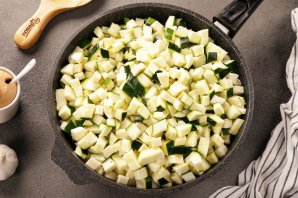 Икра из кабачков жареная