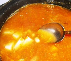 Томатный суп в мультиварке - фото шаг 3