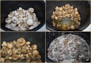 Тушеные грибы в мультиварке - фото шаг 3