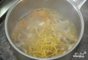 Грибной суп без картофеля - фото шаг 7