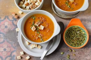 Постный суп из тыквы - фото шаг 12