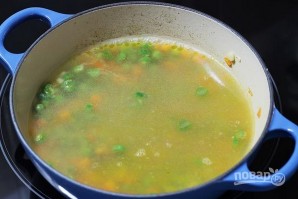 Густой суп с макаронами - фото шаг 4
