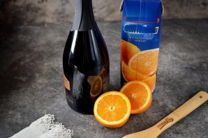 Коктейль «Апельсины в шампанском» - фото шаг 1