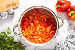 Перец с фасолью на зиму - фото шаг 7