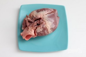 Сердце свиное отварное - фото шаг 1