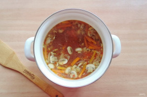 Суп со стеклянной лапшой - фото шаг 10