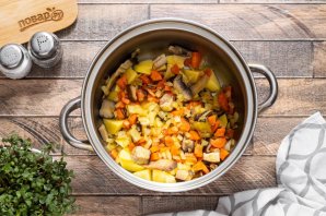 Постный суп с грибами - фото шаг 7