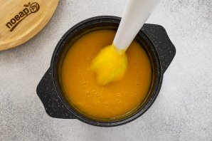 Крем-суп из тыквы ПП - фото шаг 7
