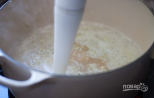 Крем-суп с картофелем и пореем - фото шаг 4