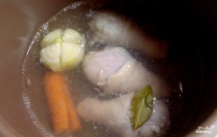 Куриный суп на овощном бульоне - фото шаг 3