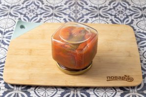 Лечо с томатной пастой из болгарского перца на зиму