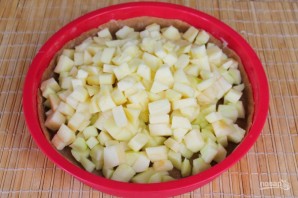 Открытый овсяный пирог с яблоками - фото шаг 6