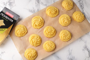 Апельсиновое печенье с полентой "Bravolli" - фото шаг 7