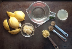 Курица в лимонном соке - фото шаг 1