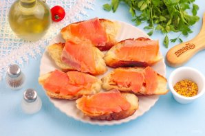 Канапе с семгой - фото шаг 5