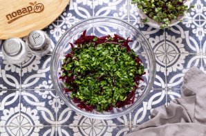 Салат из вареной свеклы Салат из вареной свеклы