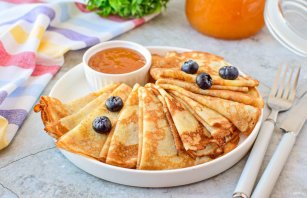 Блины на скорую руку - фото шаг 9