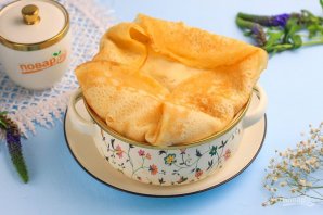 Блинный торт с заварным кремом - фото шаг 15