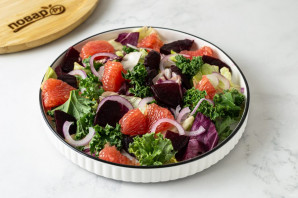 Салат из свеклы и грейпфрута - фото шаг 6