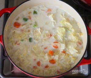 Молочный суп с овощами - фото шаг 4
