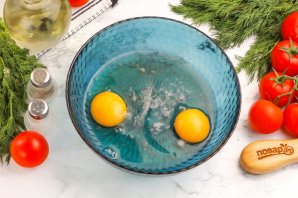 Блины с курицей и сыром - фото шаг 2