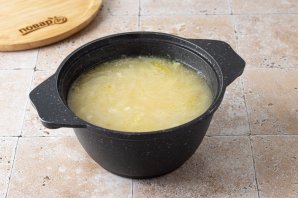 Суп с кейлом и полентой - фото шаг 3