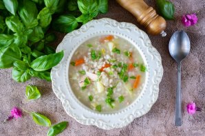 Уха с перловкой - фото шаг 9