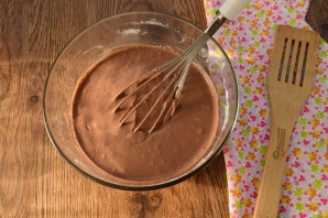 Вкусные шоколадные блины - фото шаг 3