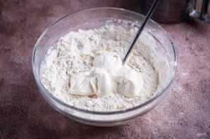 Баурсаки на майонезе