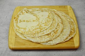 Заварные блинчики на йогурте - фото шаг 11