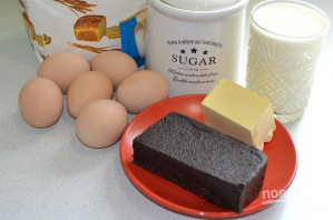 Маковый торт с заварным кремом - фото шаг 1