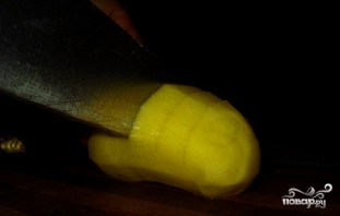 Картофель с беконом в фольге - фото шаг 2