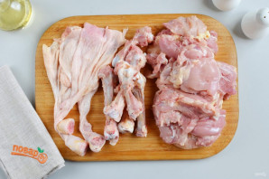 Фаршированные ножки курицы в духовке - фото шаг 4