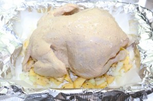 Курица, запечённая с тыквой - фото шаг 9