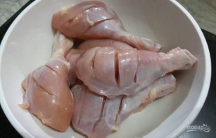 Голень цыпленка - фото шаг 2