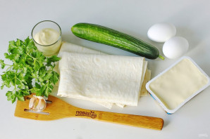 Лаваш со сливочным сыром - фото шаг 1