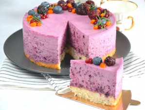 Торт-суфле с ягодами - фото шаг 18
